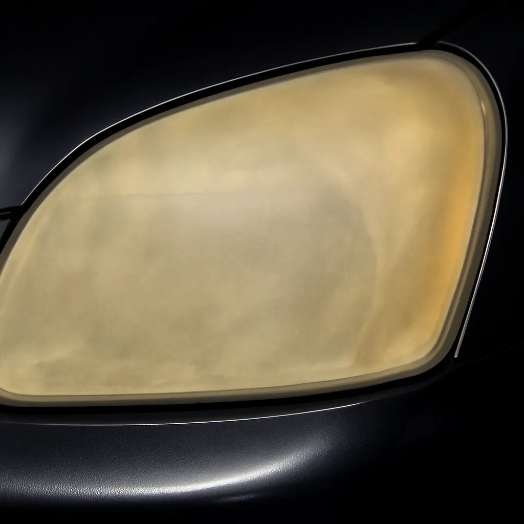 Before Headlight Restoration
